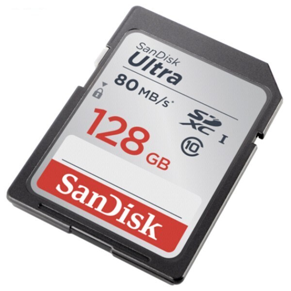 کارت حافظه SDXC سن دیسک مدل Ultra کلاس 10 استاندارد UHS-I U1 سرعت 533X 80MBps ظرفیت 128 گیگابایت