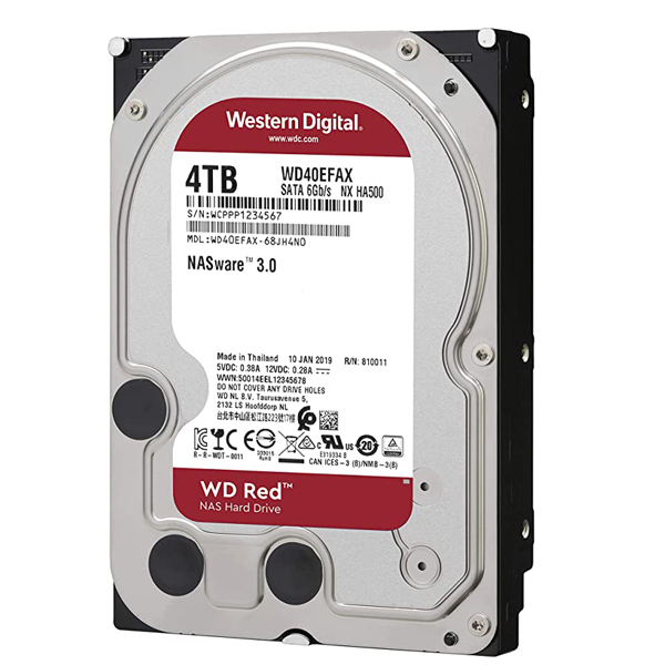 هارددیسک اینترنال وسترن دیجیتال مدل Red WD40EFAX ظرفیت 4 ترابایت - فراسنتر - دیجیتالی زندگی کن!