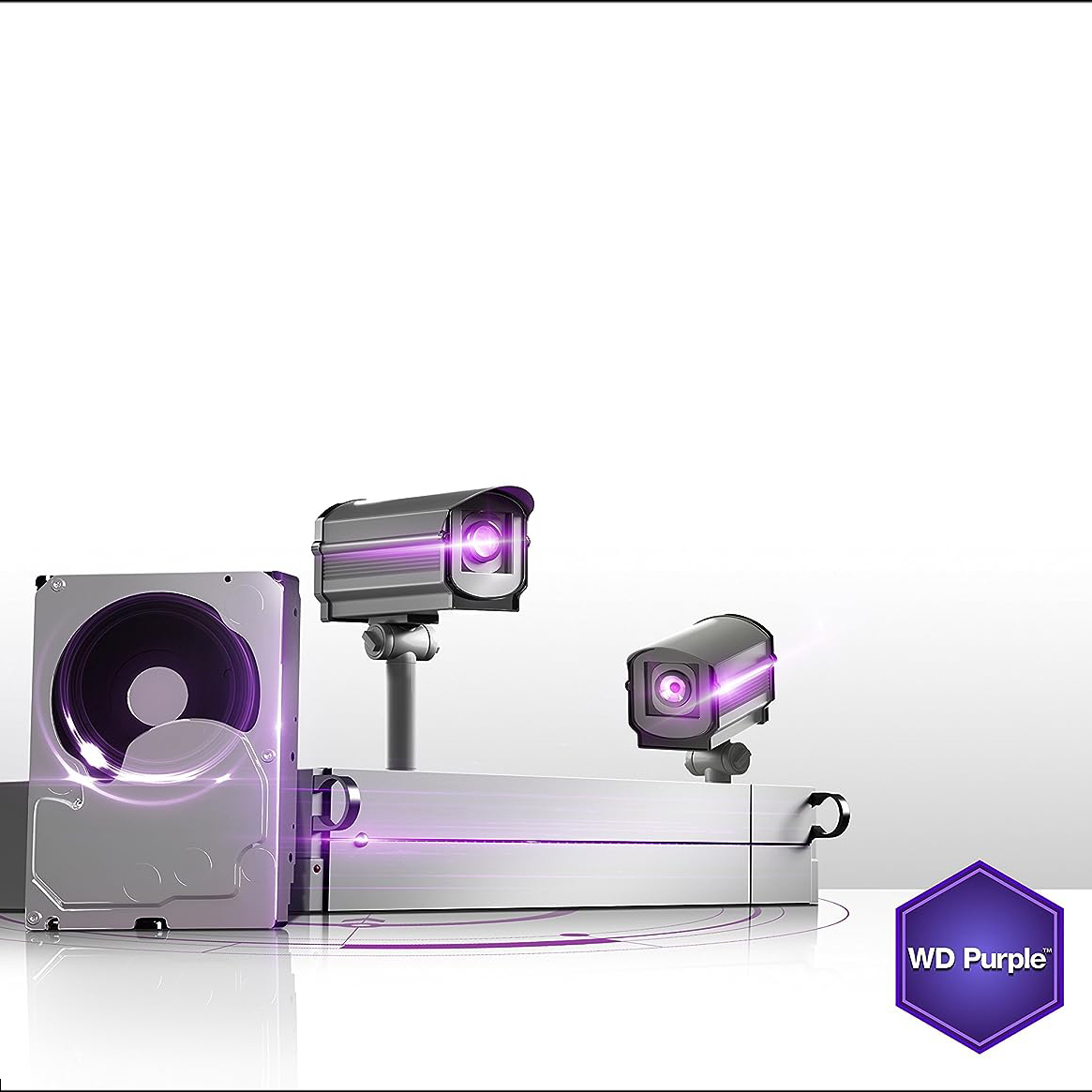 هارددیسک اینترنال وسترن دیجیتال مدل Purple WD40PURZ ظرفیت 4 ترابایت - فراسنتر