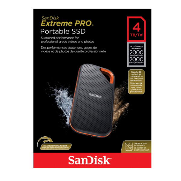 اس اس دی اکسترنال سن دیسک مدل Extreme pro E81 ظرفیت 4 ترابایت - فراسنتر