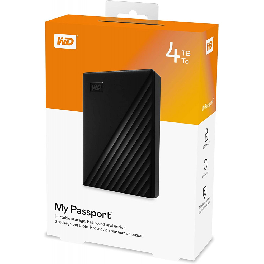 هارد اکسترنال وسترن دیجیتال مدل My Passport ظرفیت 4 ترابایت - فراسنتر