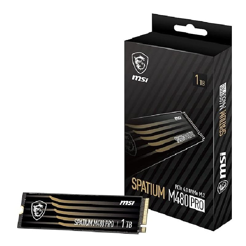 اس اس دی اینترنال ام اس آی مدل SPATIUM M480 PRO PCIe 4.0 NVMe M.2 ظرفیت یک ترابایت - فراسنتر