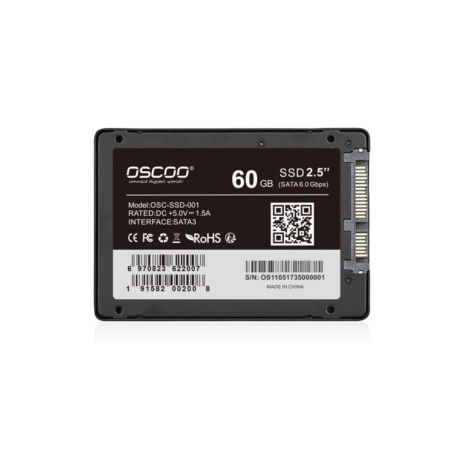 اس اس دی اینترنال اوسکو مدل BLACK 001 ظرفیت 120 گیگابایت - فراسنتر