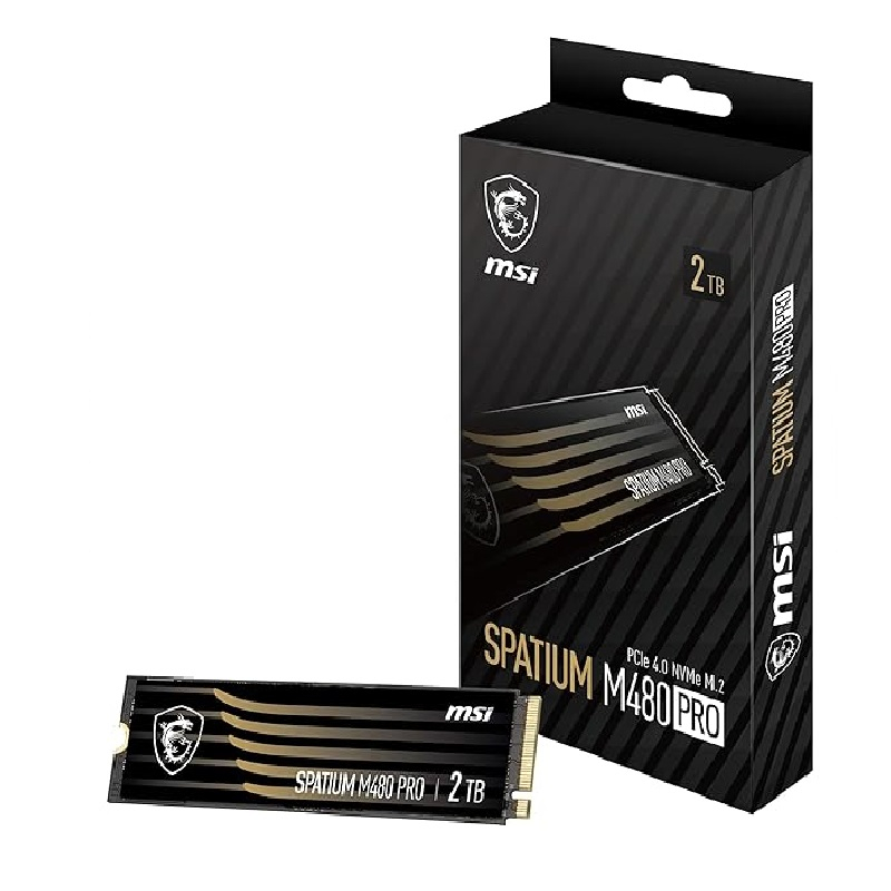 اس اس دی اینترنال ام اس آی مدل SPATIUM M480 PRO PCIe 4.0 NVMe M.2 ظرفیت دو ترابایت - فراسنتر