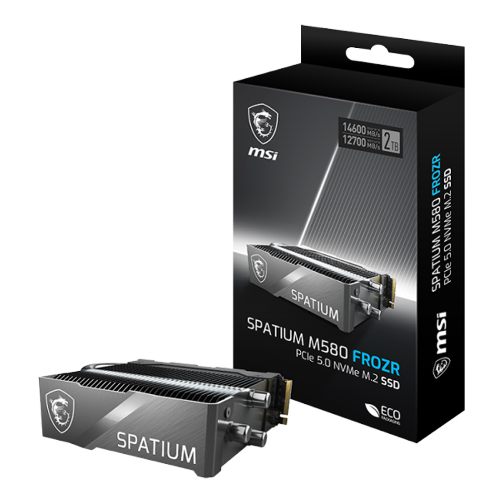 اس اس دی اینترنال ام اس آی مدل SPATIUM M580 PCIe 5.0 NVMe M.2 FROZR ظرفیت 2 ترابایت - فراسنتر