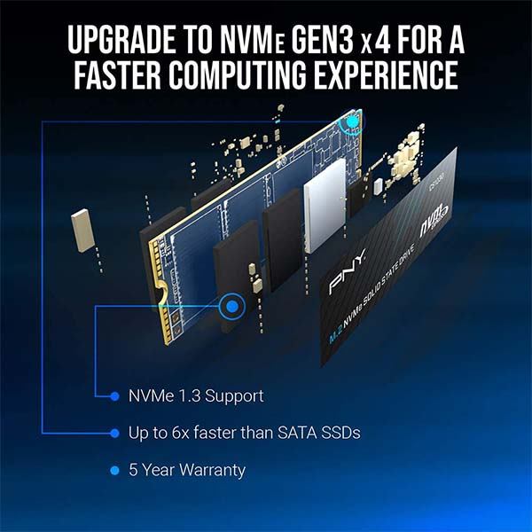 اس اس دی اینترنال پی ان وای مدل CS1030 M.2 NVMe Gen3x4 SSD ظرفیت 256 گیگابایت فراسنتر - دیجیتالی زندگی کن!