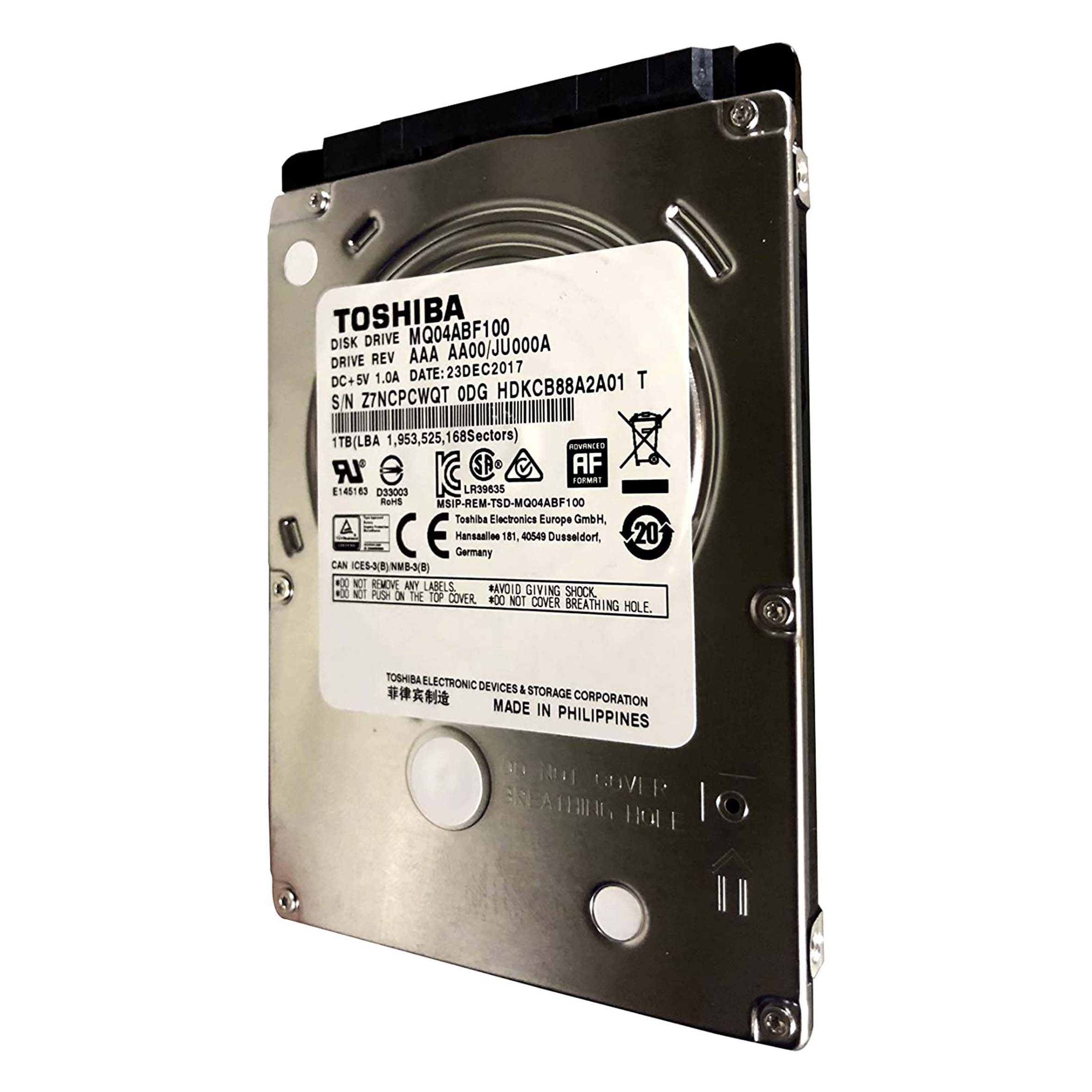 هارد دیسک اینترنال توشیبا مدل MQ04ABF100 ظرفیت 1 ترابایت - فراسنتر - دیجیتالی زندگی کن!