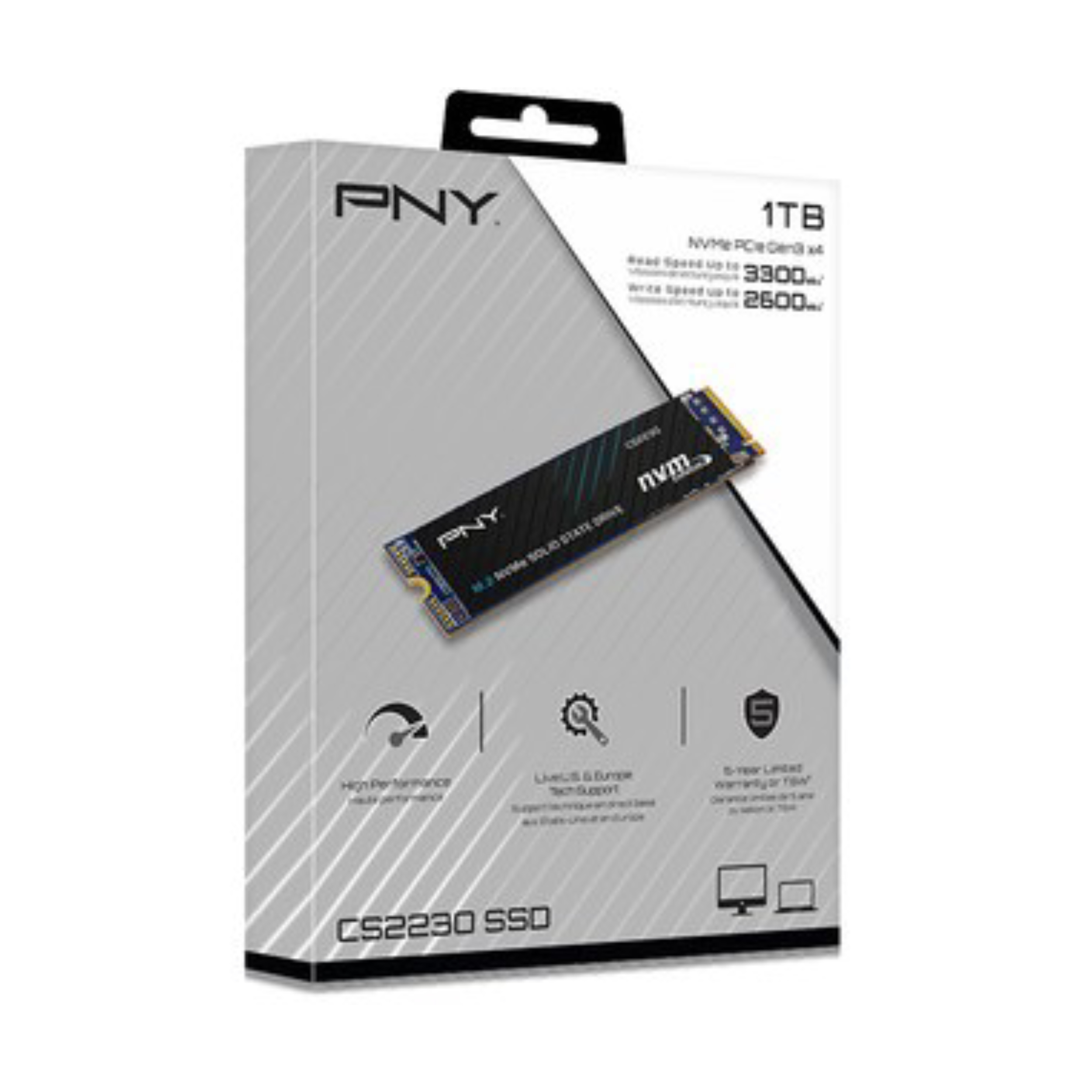 اس اس دی اینترنال پی ان وای مدل CS2230-M.2 2280 NVMe PCIe 3.0 3D NAND ظرفیت یک ترابایت