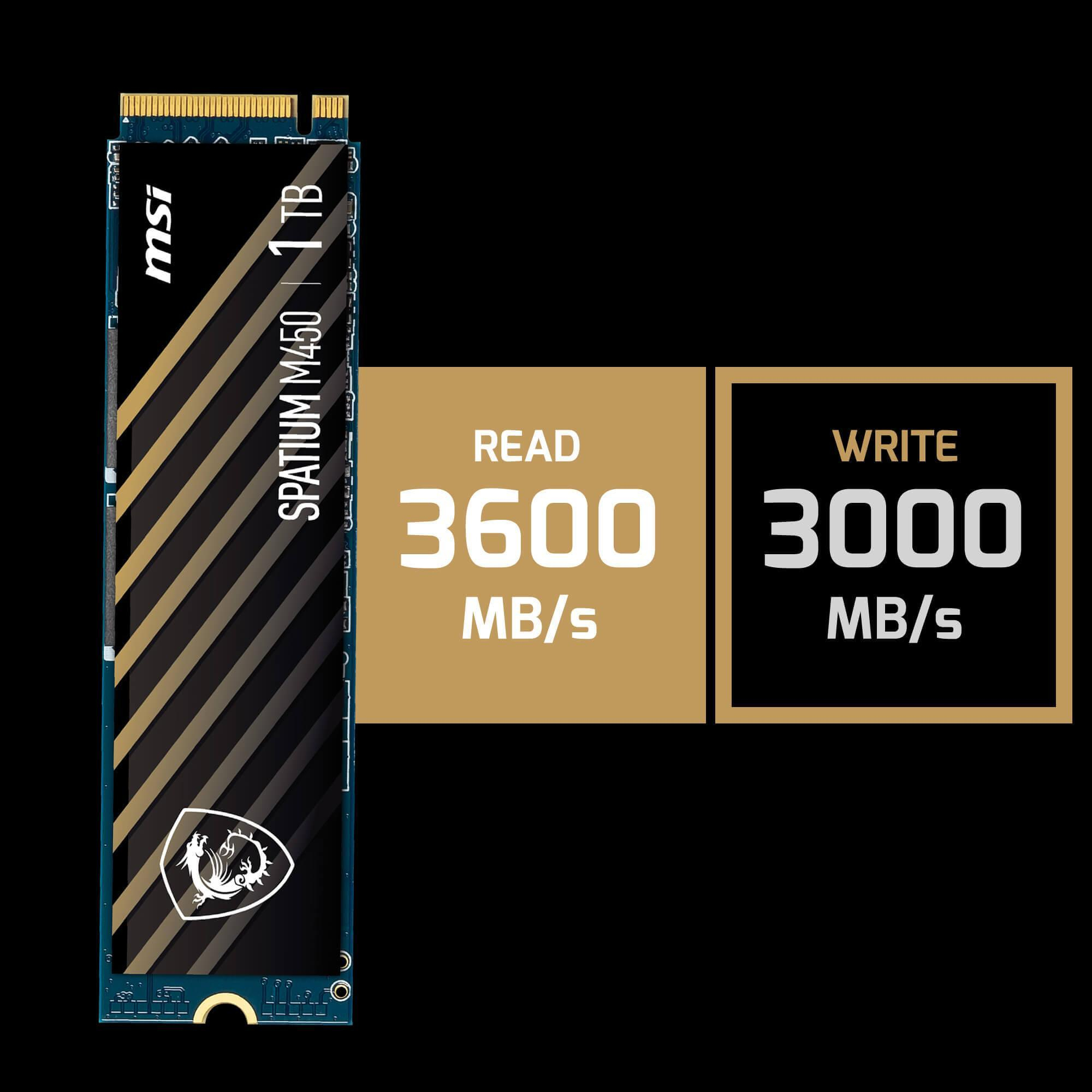اس اس دی اینترنال ام اس آی مدل SPATIUM M450 ظرفیت یک ترابایت - فراسنتر