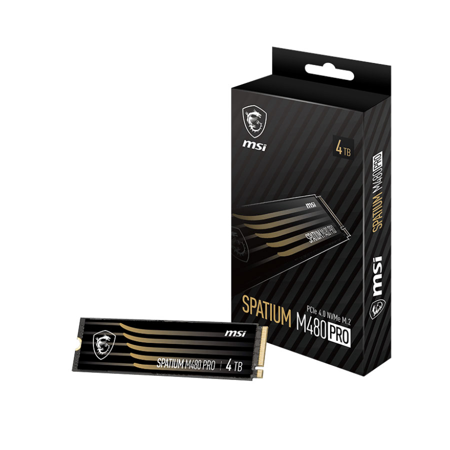 اس اس دی اینترنال ام اس آی مدل SPATIUM M480 PRO PCIe 4.0 NVMe M.2 ظرفیت 4 ترابایت - فراسنتر