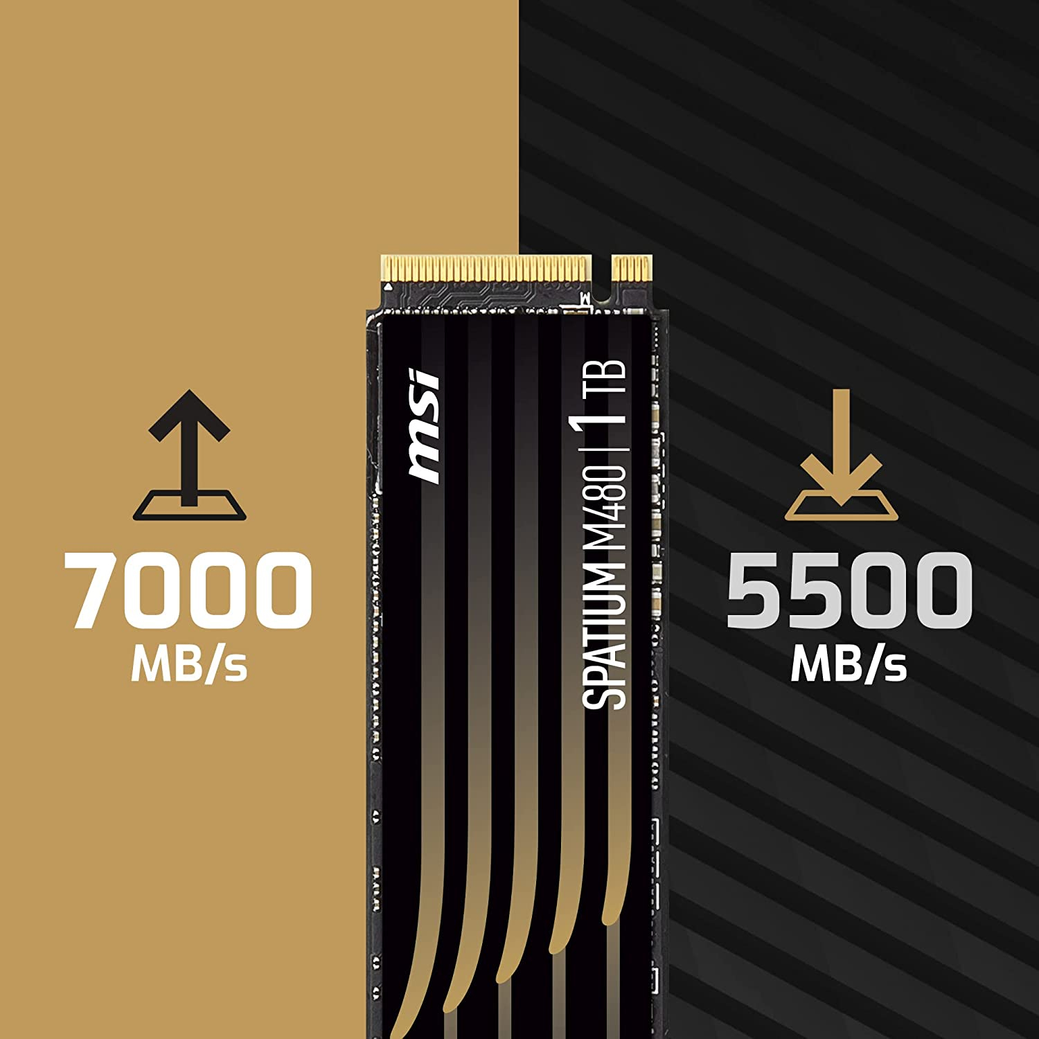 اس اس دی اینترنال ام اس آی مدل SPATIUM M480 PCIe 4.0 NVMe M.2 ظرفیت یک ترابایت - فراسنتر