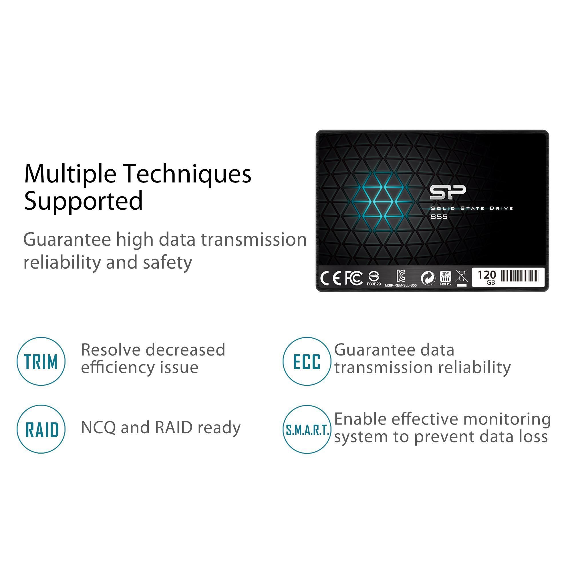 اس اس دی اینترنال سیلیکون پاور مدل Slim S55 ظرفیت 120 گیگابایت فراسنتر - دیجیتالی زندگی کن!
