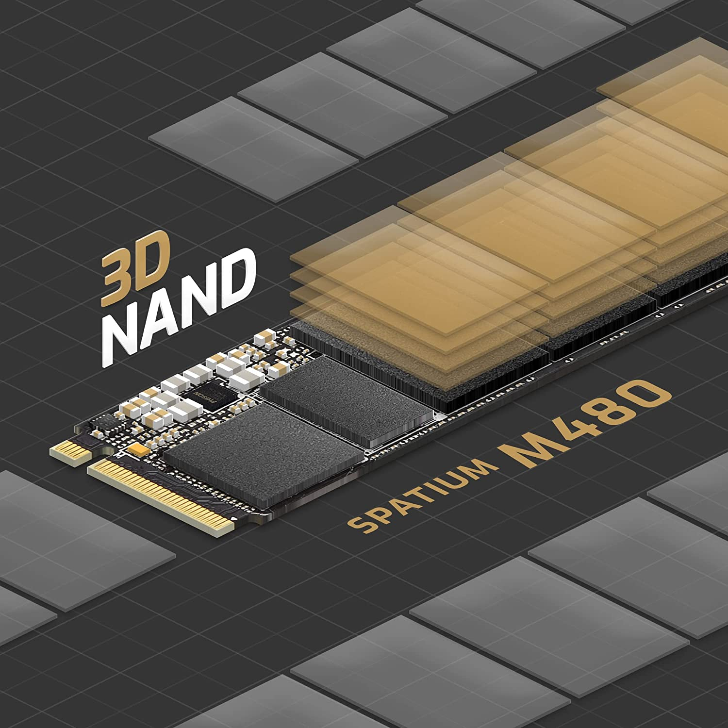 اس اس دی اینترنال ام اس آی مدل SPATIUM M480 PCIe 4.0 NVMe M.2 ظرفیت یک ترابایت - فراسنتر