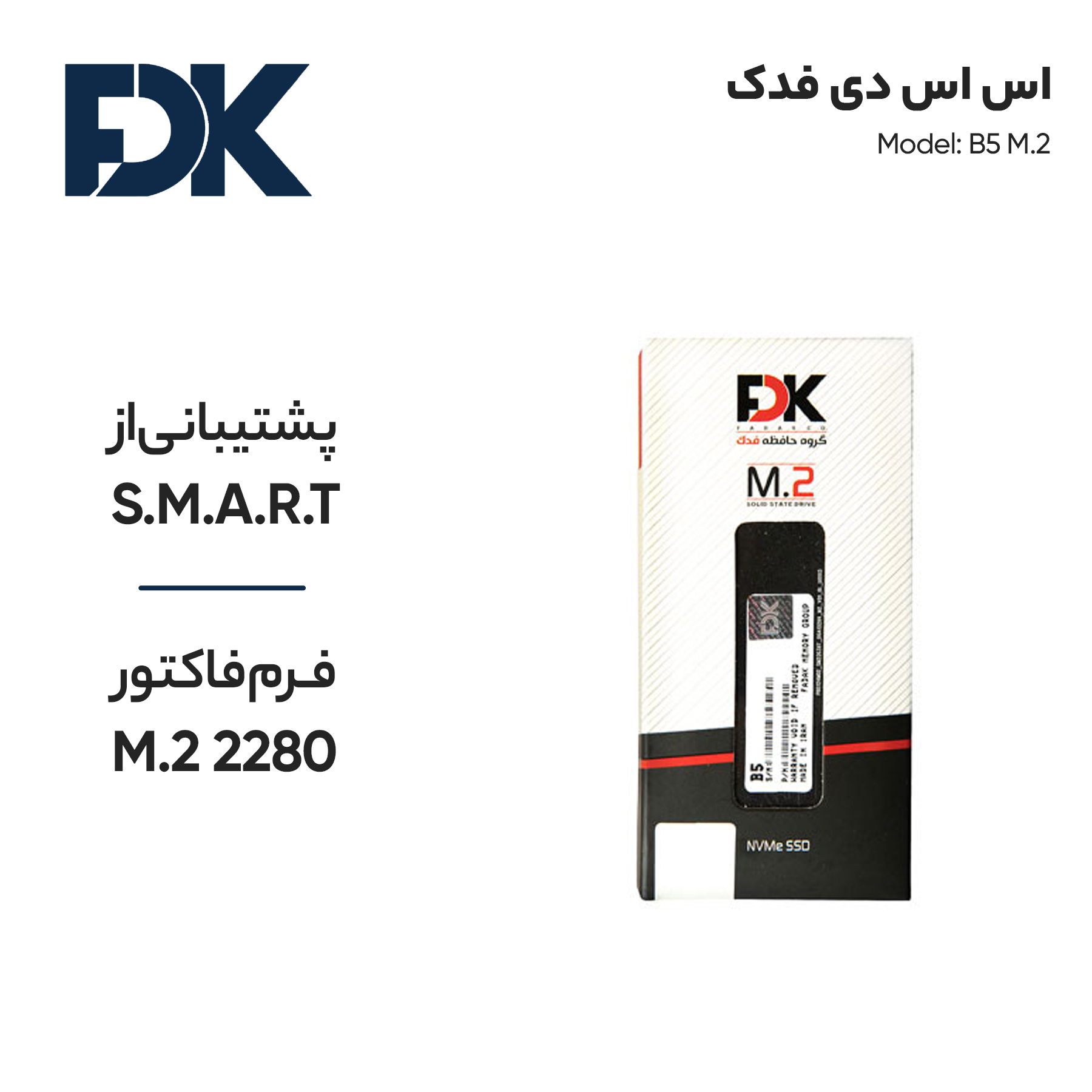 اس اس دی اینترنال فدک مدل B5 M.2 ظرفیت 256 گیگابایت - فراسنتر