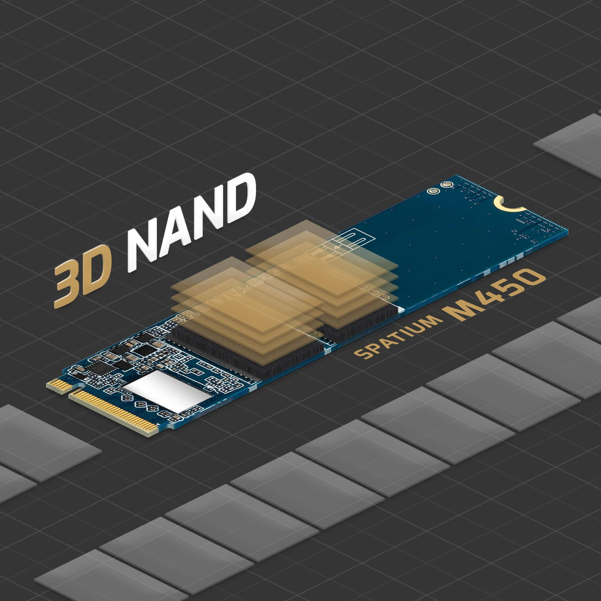اس اس دی اینترنال ام اس آی مدل SPATIUM M450 PCIe 4.0 NVMe M.2 ظرفیت 500 گیگابایت - فراسنتر