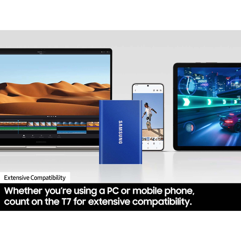 اس اس دی اینترنال سامسونگ مدل T7 USB 3.2 ظرفیت چهار ترابایت - فراسنتر - دیجیتالی زندگی کن!