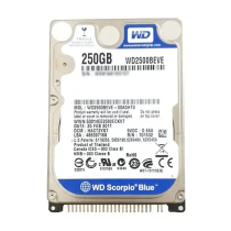 هارد دیسک اینترنال وسترن دیجیتال مدل WD BLUE لپ تاپی ظرفیت 250 گیگابایت استوک